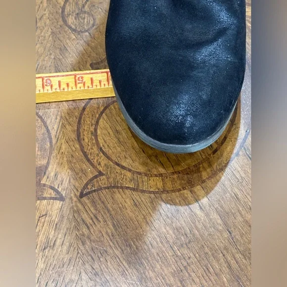 Torrid Black Knee High Moto Boots 10W Wide Calf Faux Leather Zip Riding Boot - Picture 14 of 14